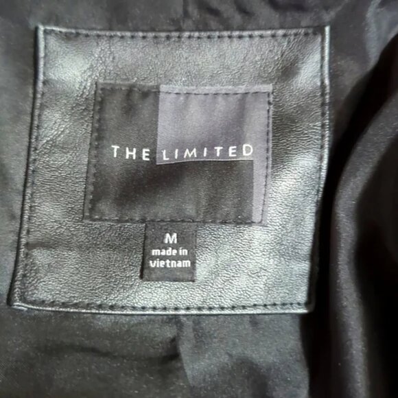 The Limited faux leather jacket blazer M Gorgeous EUC - Picture 5 of 5